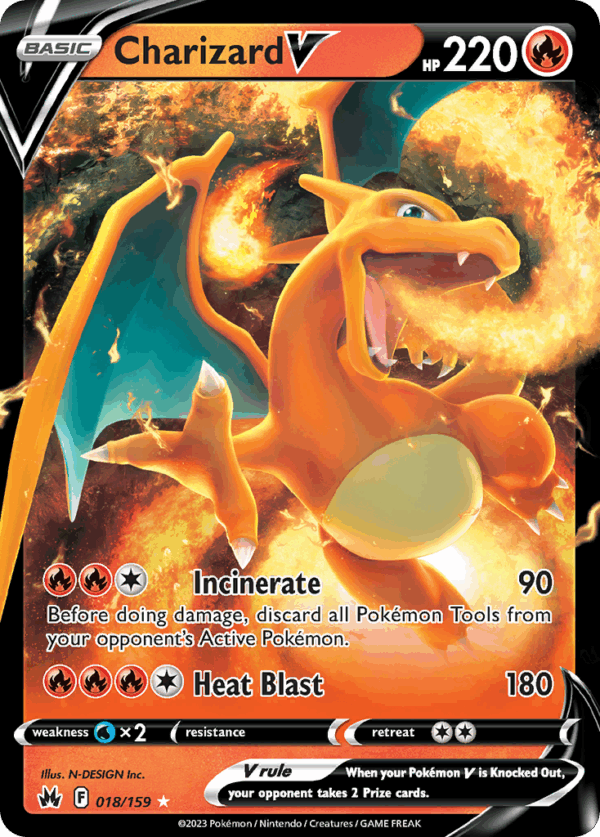 Charizard V – Crown Zenith – 18/159