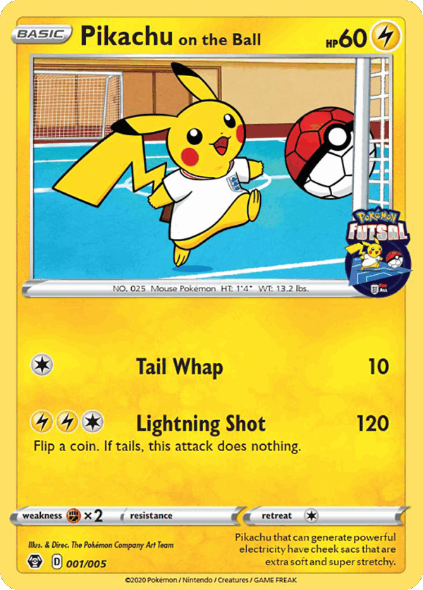 Pikachu on the Ball – Pokémon Futsal Collection – 1/5