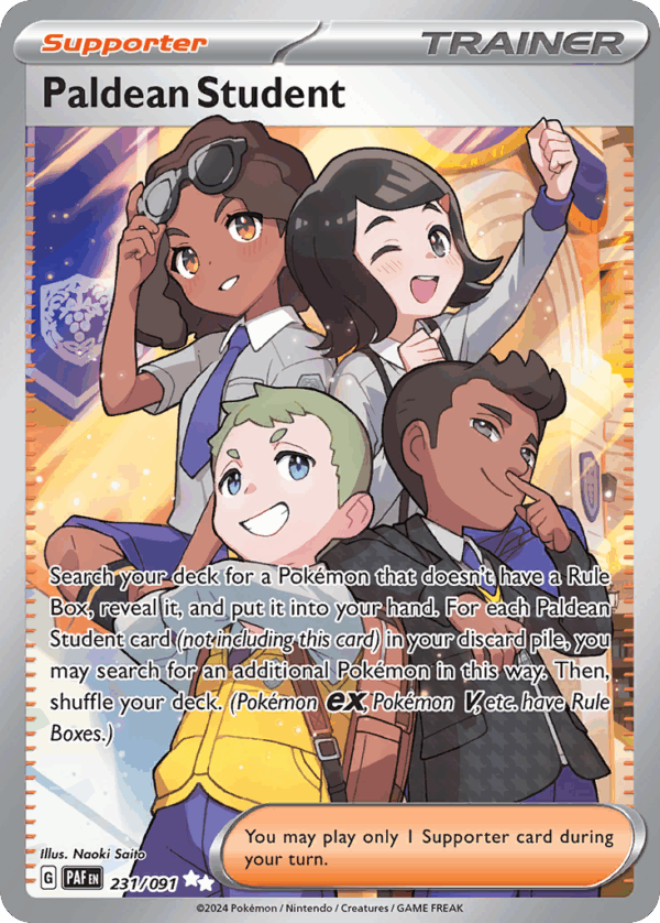 Paldean Student – Paldean Fates – 231/91