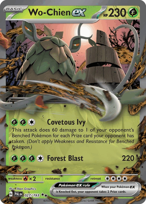 Wo-Chien ex – Paldea Evolved – 27/193