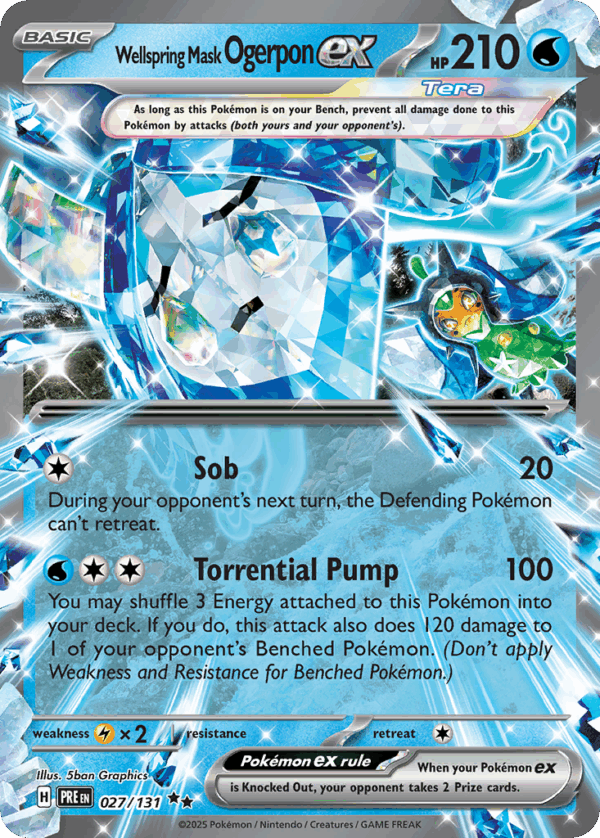 Wellspring Mask Ogerpon ex – Prismatic Evolutions – 27/131