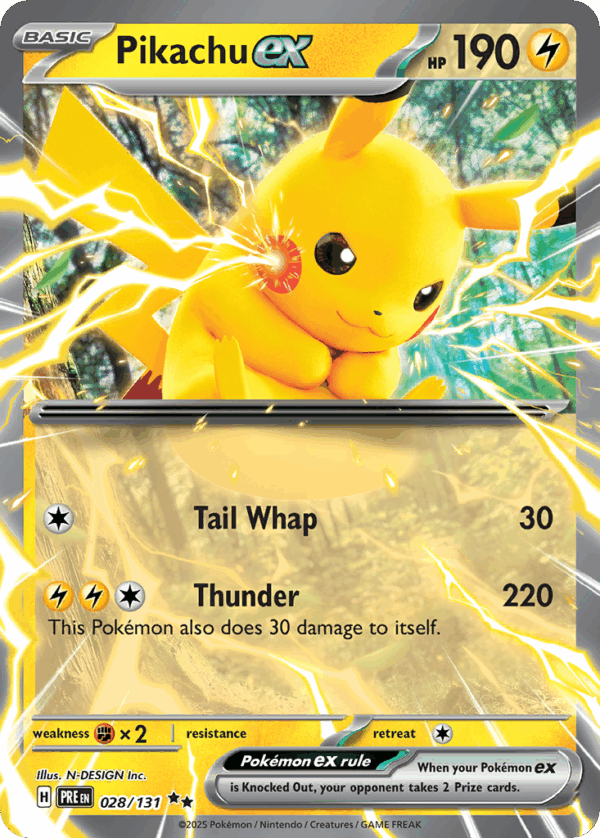 Pikachu ex – Prismatic Evolutions – 28/131