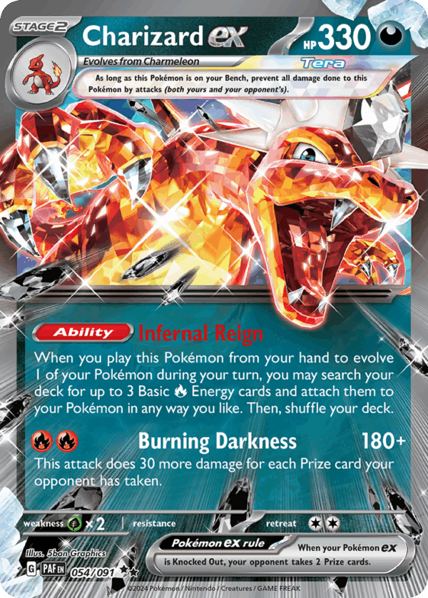Charizard ex – Paldean Fates – 54/91