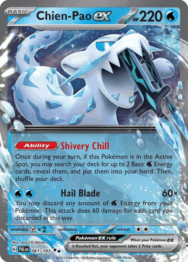 Chien-Pao ex – Paldea Evolved – 61/193
