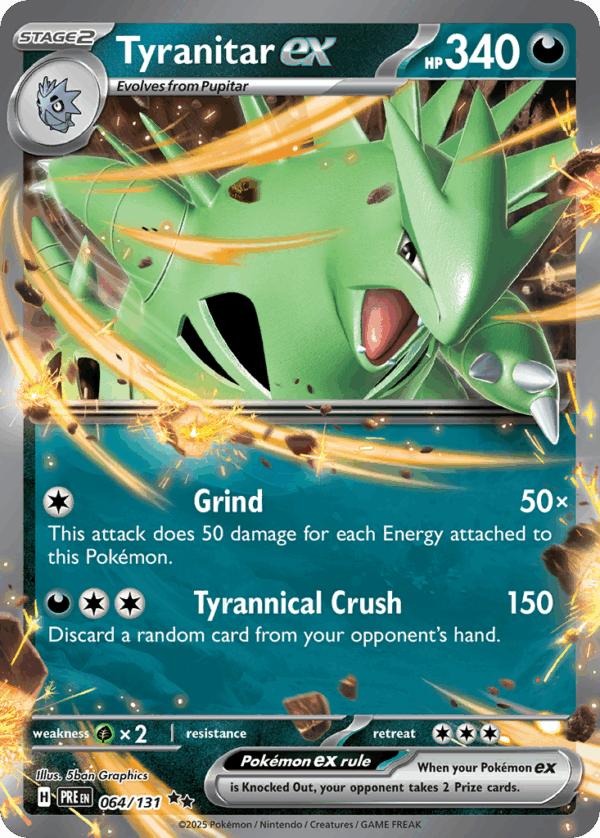 Tyranitar ex – Prismatic Evolutions – 64/131