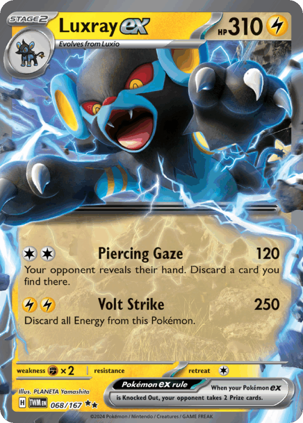Luxray ex – Twilight Masquerade – 68/167