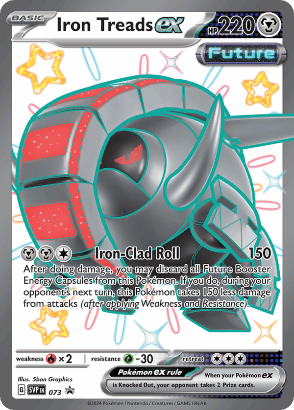 Iron Treads ex – Scarlet & Violet Black Star Promos – 73/102