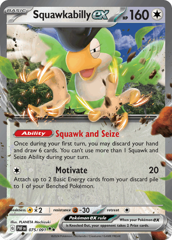 Squawkabilly ex – Paldean Fates – 75/91
