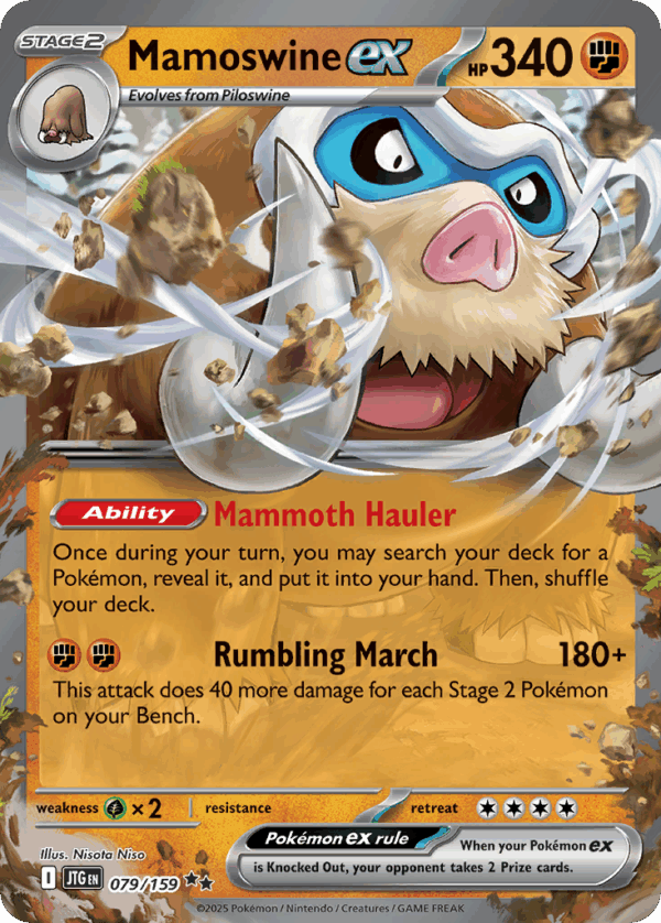 Mamoswine ex – Journey Together – 79/159