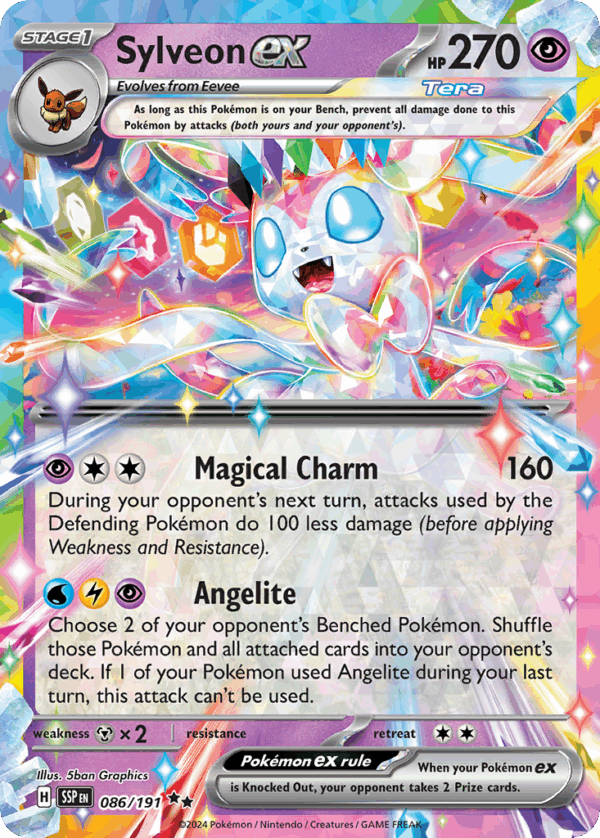 Sylveon ex – Surging Sparks – 86/191