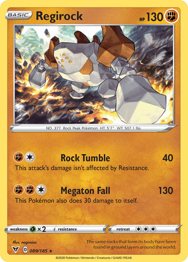 Regirock – Vivid Voltage – 89/185