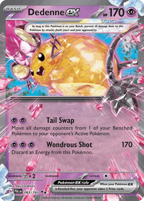 Dedenne ex – Paldea Evolved – 93/193
