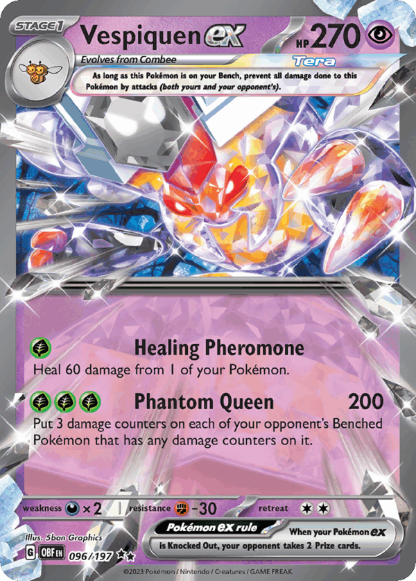 Vespiquen ex – Obsidian Flames – 96/197