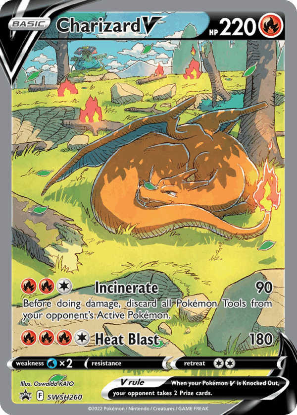 Charizard V – SWSH Black Star Promos – SWSH260/307