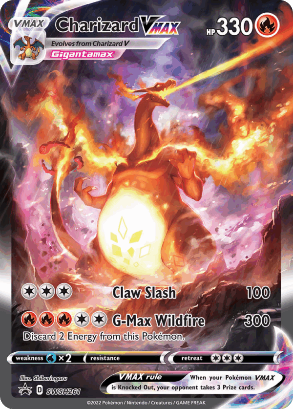 Charizard VMAX – SWSH Black Star Promos – SWSH261/307