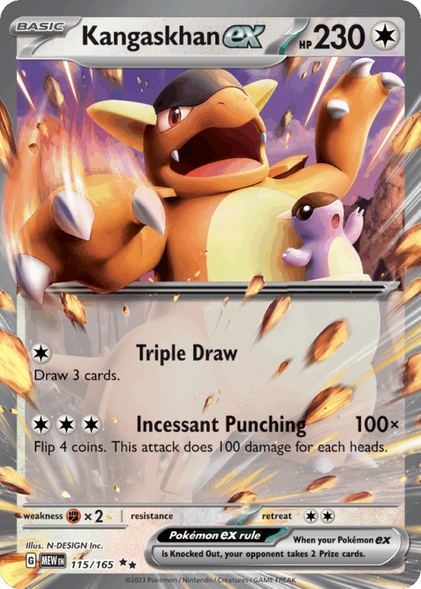 Kangaskhan ex – 151 – 115/165
