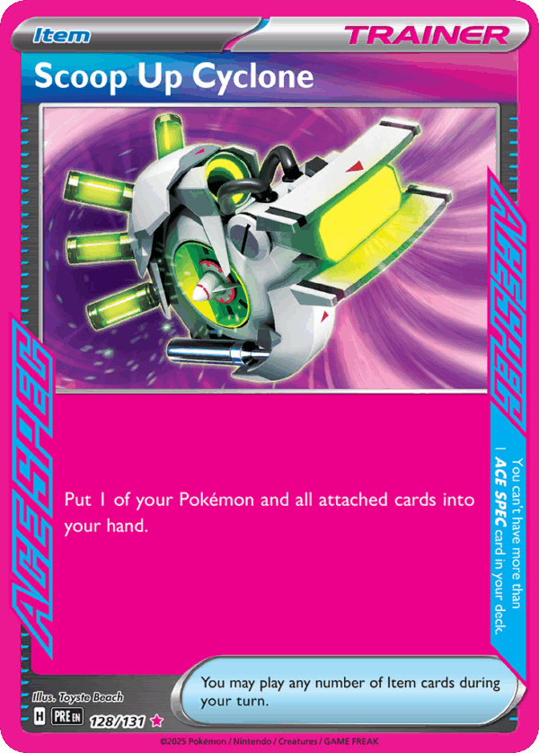 Scoop Up Cyclone – Prismatic Evolutions – 128/131