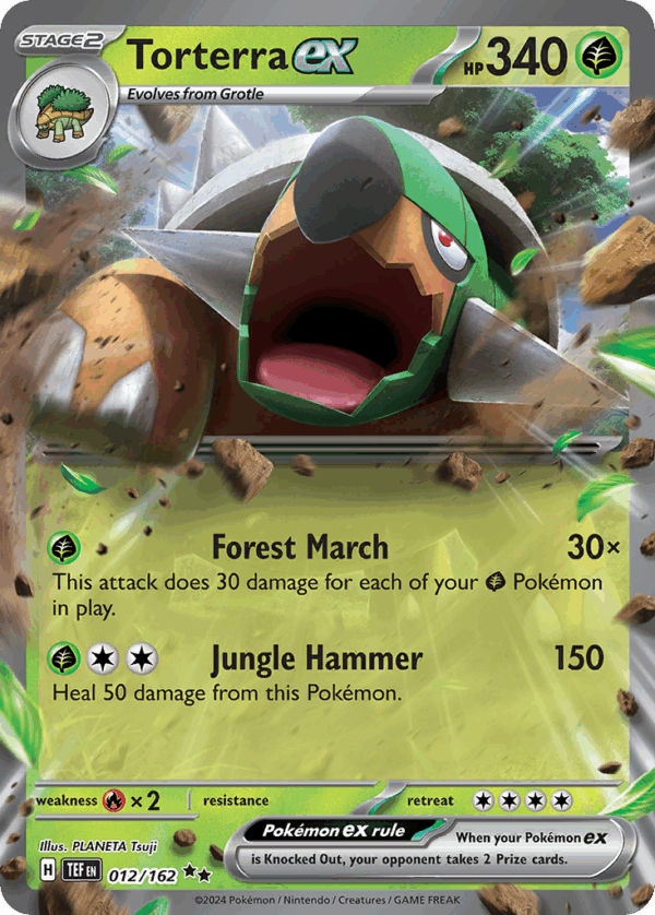 Torterra ex – Temporal Forces – 12/162