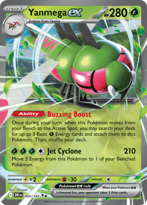 Yanmega ex – Destined Rivals – 3/182