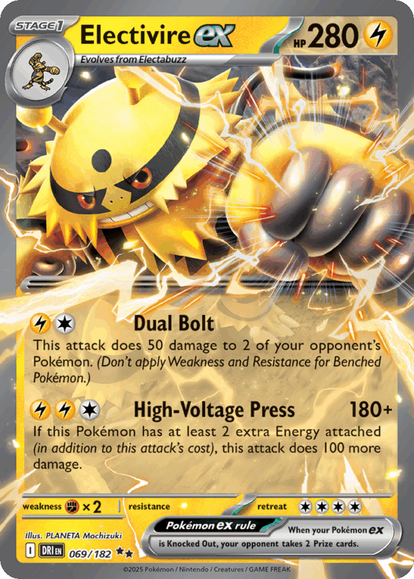 Electivire ex – Destined Rivals – 69/182