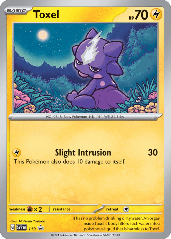 Toxel – Scarlet & Violet Black Star Promos – 119/215 - Cosmos Holo