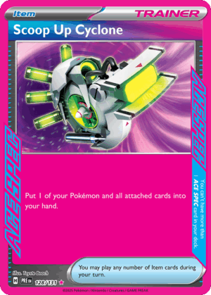 Scoop Up Cyclone – Prismatic Evolutions – 128/131