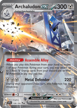 Archaludon ex – Surging Sparks – 130/191