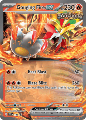 Gouging Fire ex – Scarlet & Violet Black Star Promos – 144/215