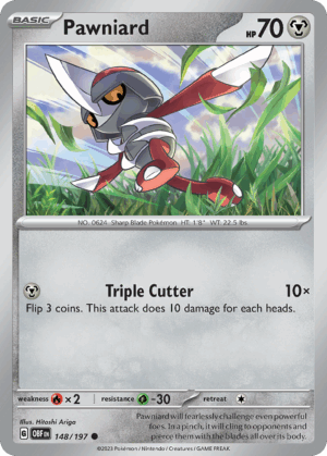 Pawniard – Obsidian Flames – 148/197 - Cosmos Holo