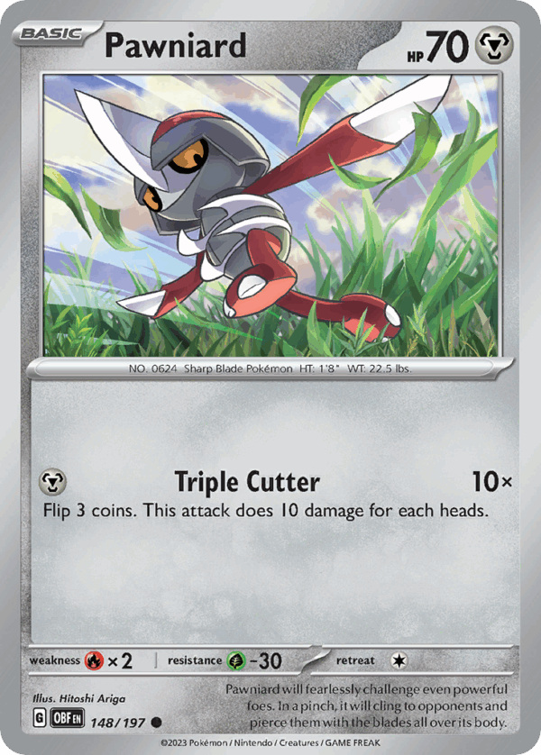 Pawniard – Obsidian Flames – 148/197 - Cosmos Holo