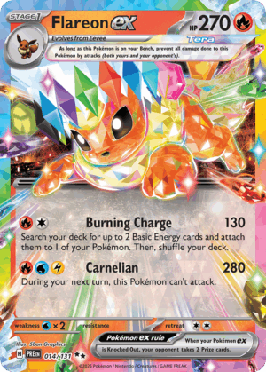 Flareon ex – Prismatic Evolutions – 14/131