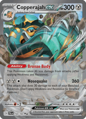 Copperajah ex – Paldea Evolved – 150/193