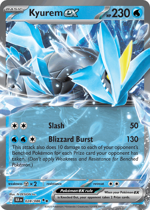 Kyurem ex – Black Bolt – 28/86
