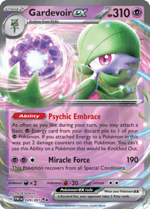 Gardevoir ex – Paldean Fates – 29/91