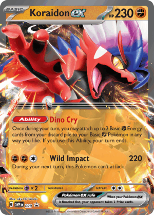 Koraidon ex – Scarlet & Violet Black Star Promos – 29/215