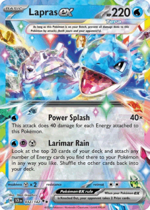 Lapras ex – Stellar Crown – 32/142