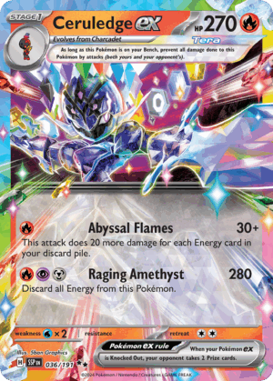 Ceruledge ex – Surging Sparks – 36/191