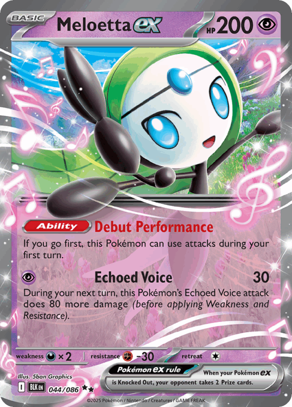 Meloetta ex – Black Bolt – 44/86