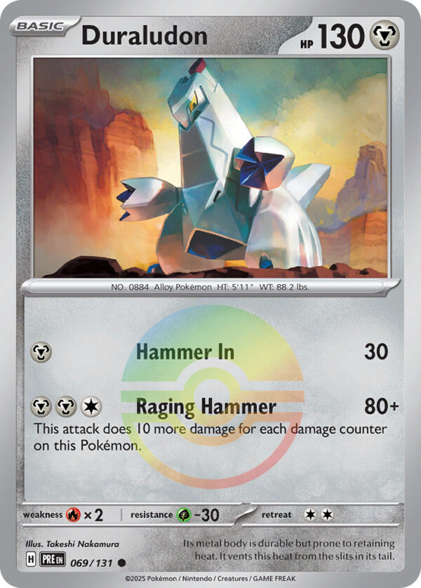 Duraludon – Prismatic Evolutions – 69/131 - Pokeball Holo