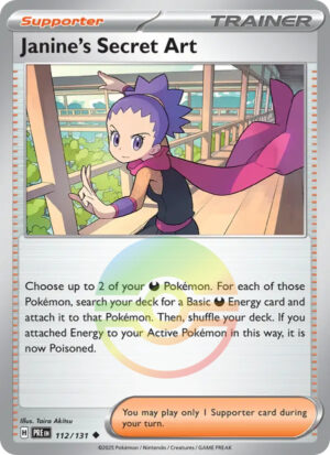 Janine's Secret Art – Prismatic Evolutions – 112/131 - Pokeball Holo