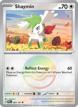 Shaymin – Prismatic Evolutions – 087/131 - Pokeball Holo
