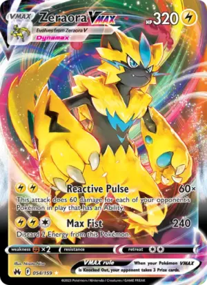 Zeraora VMAX – Crown Zenith – 054/159