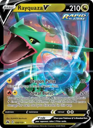 Rayquaza V – Crown Zenith – 100/159