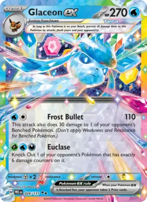 Glaceon ex – Prismatic Evolutions – 026/131