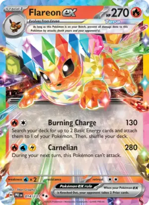 Flareon ex – Prismatic Evolutions – 014/131
