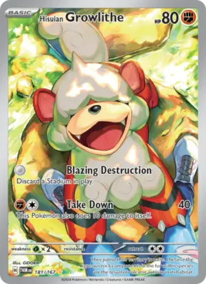 Hisuian Growlithe – Twilight Masquerade – 181/167
