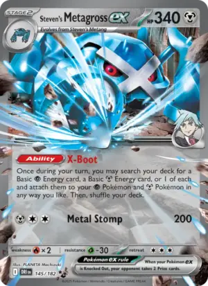 Steven's Metagross ex – Destined Rivals – 145/182