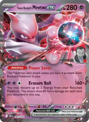 Team Rocket's Mewtwo ex – Destined Rivals – 081/182