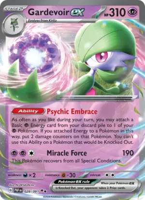 Gardevoir ex – Paldean Fates – 029/91