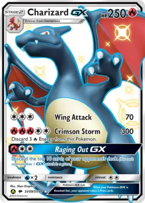 Charizard-GX – Hidden Fates Shiny Vault – SV49
